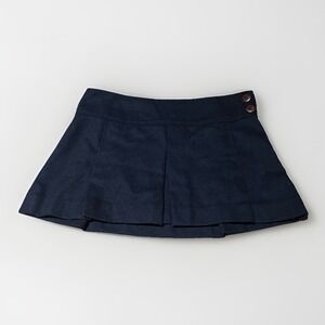 American Eagle Outfitters Navy Wool Blend Mini Skirt, Women's Size 12